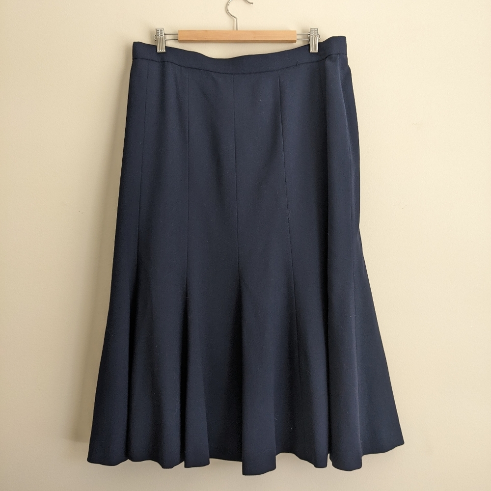 Vintage Waldman Skirt Suit Set, Made in England, 100% Wool